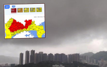 北上注意｜紅色預警生效中 深圳多區有暴雨