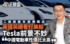 黃國英續看好美股 二線股龍年接棒跑出 Tesla前景不妙 「中國電動車性價比太高」