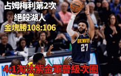 NBA｜占姆梅利又絕殺湖人 金塊勝108:106場數4:1掃走紫金軍