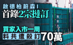 柏蔚森I首錄2宗撻訂 一房及三房買家入市一周 料共遭殺訂70萬