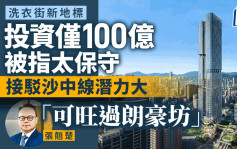 洗衣街新地標投資僅100億 被指太保守 接駁沙中線潛力大「可旺過朗豪坊」