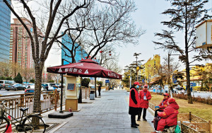 北京「朝陽群眾」參與治安巡邏