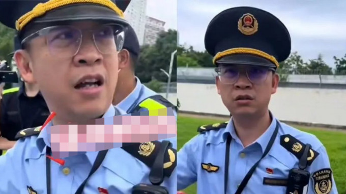 深圳有交通執法人員被質疑野蠻執法。