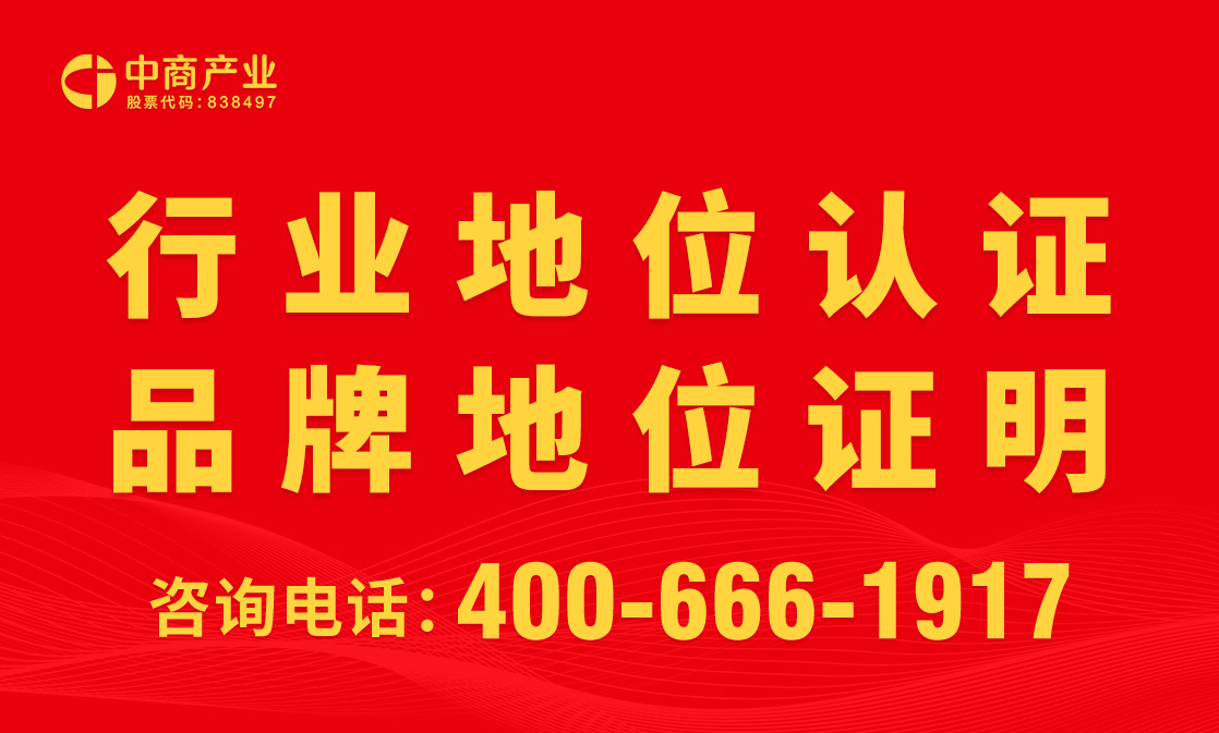 行业地位证明/品牌认证