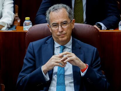 Enrique Ossorio, presidente de la Asamblea de Madrid, en una imagen anterior a que fuera nombrado para el cargo.