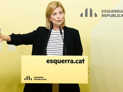 Raquel Sans, portavoz de Esquerra Republicana y vicepresidenta del Parlament.