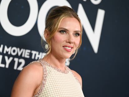 Scarlett Johansson en el estreno de 'Fly Me To The Moon' en Nueva York.