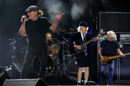 AC/DC, en el último concierto que han ofrecido, el 7 de octubre en Indio, California. 