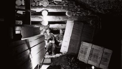 El transporte de las obras de arte a la mina de sal de Altaussee para protegerla de los bombardeos.