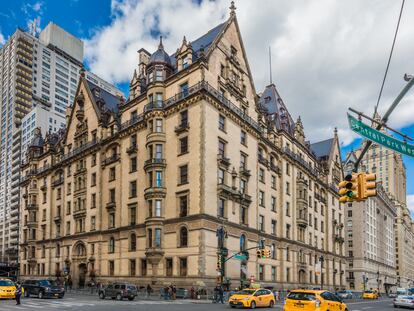 Vista del edificio Dakota en Manhattan.