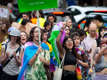 Manifestación del Orgullo Crítico en Madrid el pasado viernes.