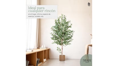 Este es uno de los mejores olivos artificiales que se pueden comprar en Amazon