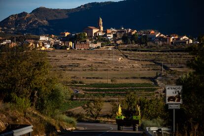 Vista de Ulldemolins, población de menos de 500 habitantes.