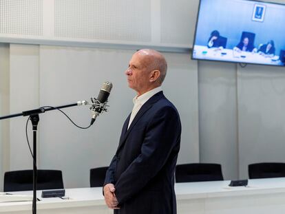 El antiguo jefe de la contrainteligencia venezolana, Hugo Armando 'El Pollo' Carvajal, en la Audiencia Nacional, en 2019.