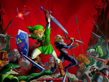 Imagen promocional de 1998 de 'The Legend of Zelda: Ocarina of Time'.