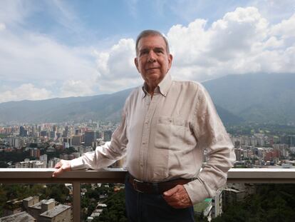 Edmundo González Urrutia en Caracas, en mayo de 2024.