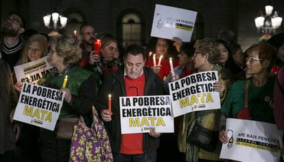 Manifestaci&oacute;n contra la pobreza energ&eacute;tica. 