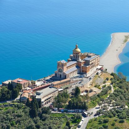 El famoso santuario de Tindari en Sicilia.