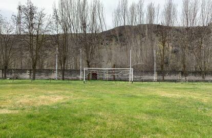 Campo del CD Sepúlveda, el primer equipo en el que jugó Jorge de Frutos.  