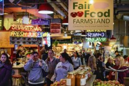 El mercado de Reading Terminal, en Filadelfia (EEUU).