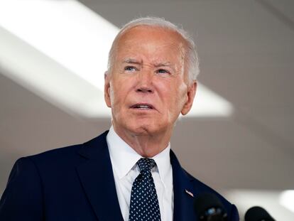 El presidente de Estados Unidos, Joe Biden, este martes durante un acto en Washington.