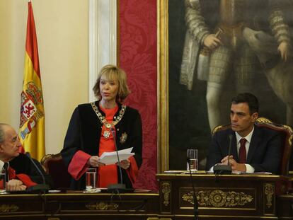 Toma de posesión de Teresa Fernández de la Vega como presidenta del Consejo de Estado.