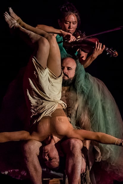 'Carnación', de Rocío Molina, en escena en la Bienal de Venecia este miércoles.