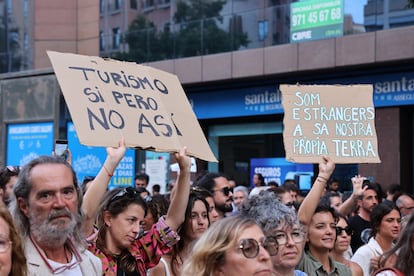 Manifestación contra la masificación turística, el 25 de mayo en Palma.