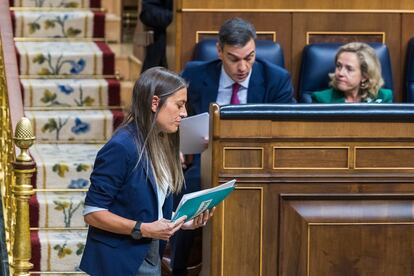 Míriam Nogueras, portavoz de Junts, el pasado miércoles en el Congreso.