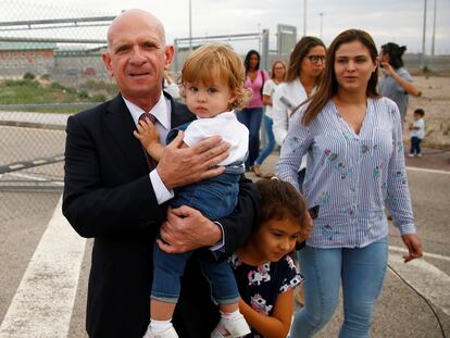 Hugo Carvajal, exjefe de Inteligencia de Venezuela, al dejar la prisión de Estremera, en España, en septiembre de 2019.