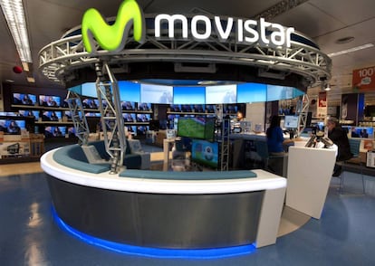 Una botiga de Movistar.