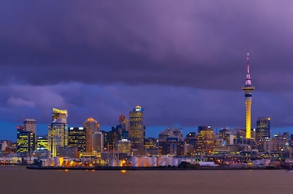 Skyline de la ciudad de Auckland.