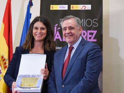 Eleonora Giovio durante la entrega de los Premios Lilí Álvarez.