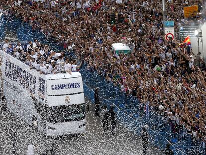 El Real Madrid campeón de La Liga, las celebraciones en imágenes