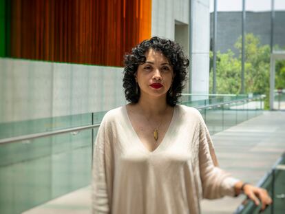 Amanda de la Garza, en el Museo Universitario Arte Contemporáneo de Ciudad de México, el 26 de mayo de 2022.