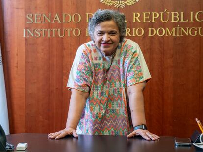 Beatriz Paredes, senadora del PRI, en Ciudad de México, el 15 de mayo de 2024.