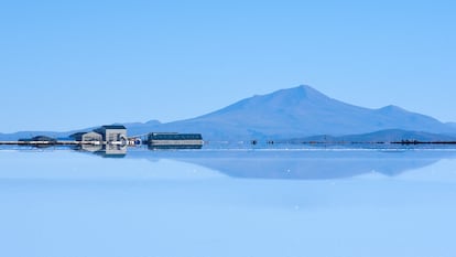 The Bolivian state-owned YLB plant in the Salar de Uyuni in March 2022. The Americas are home to approximately 40% of the world’s lithium and copper.