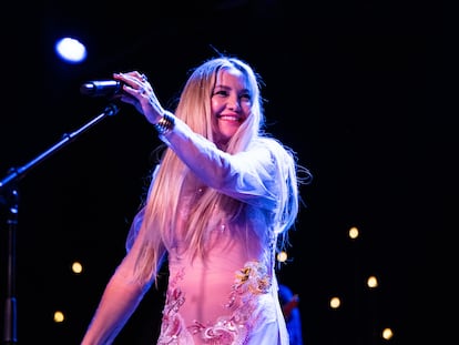 Kate Hudson en una actuación en Los Ángeles, donde presentó su disco 'Glorious', el 18 de mayo de 2024.