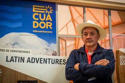 Dante García, fundador de Latin Adventures, en Fitur 2024.