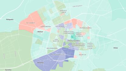 Los resultados de las elecciones en el País Vasco, calle a calle