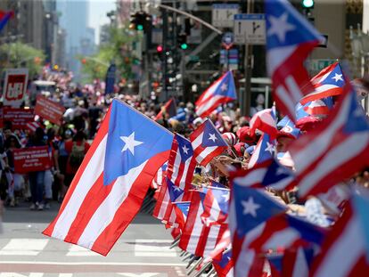 El desfile de Puerto Rico en Nueva York.