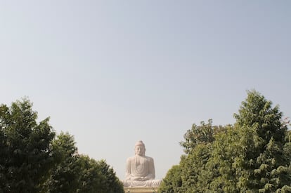 La estatua del Gran Buda en Bodhgaya, la India.