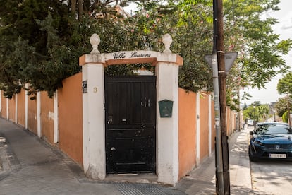 
Puerta de entrada a una vivienda de la colonia Parque Metropolitano.