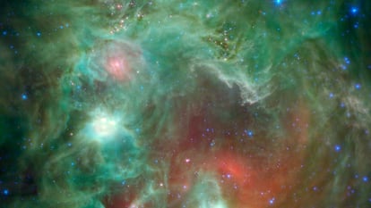 Imagen de la región de formación estelar NGC 2174.