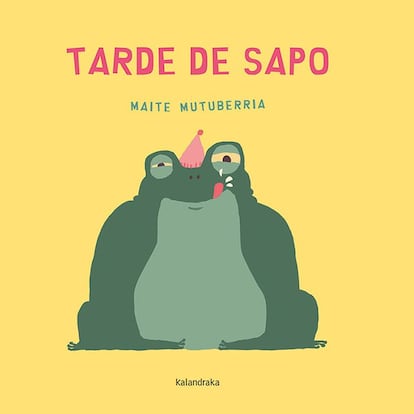 Portada de 'Tarde de sapo', de Matie Mutuberría. EDITORIAL KALANDRAKA