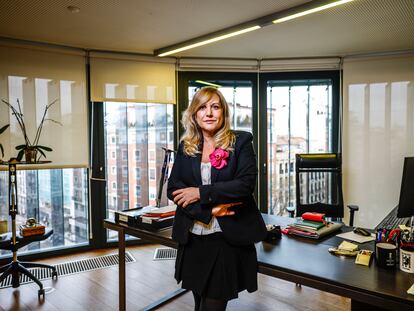 Beatriz Sánchez, fiscal de Extranjería, el viernes pasado en su despacho.