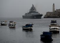 Flotilla de la Marina de Guerra de Rusia en Cuba.