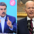 El presidente de Venezuela, Nicolás Maduro, y el presidente de Estados Unidos, Joe Biden.