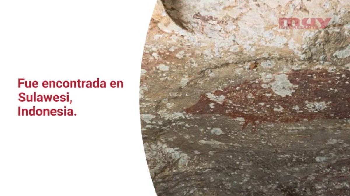 Hallan la obra de arte rupestre más antigua de la historia (¡tiene 51.000 años!) (Sarah Romero)