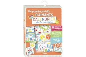 Ma premiere pochette d'aimants calendrier de la semaine